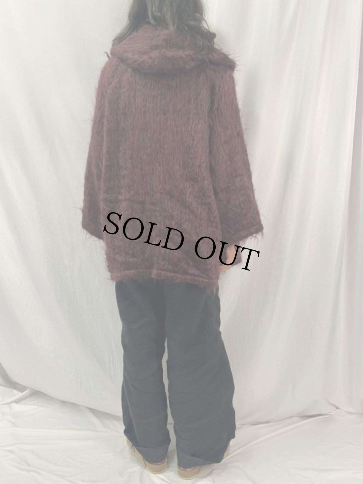 画像4: Mary Flaherty シャギーニットパーカー (4)