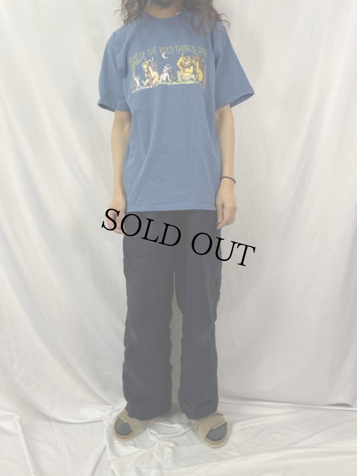 画像2: かいじゅうたちのいるところ 絵本プリントTシャツ L (2)