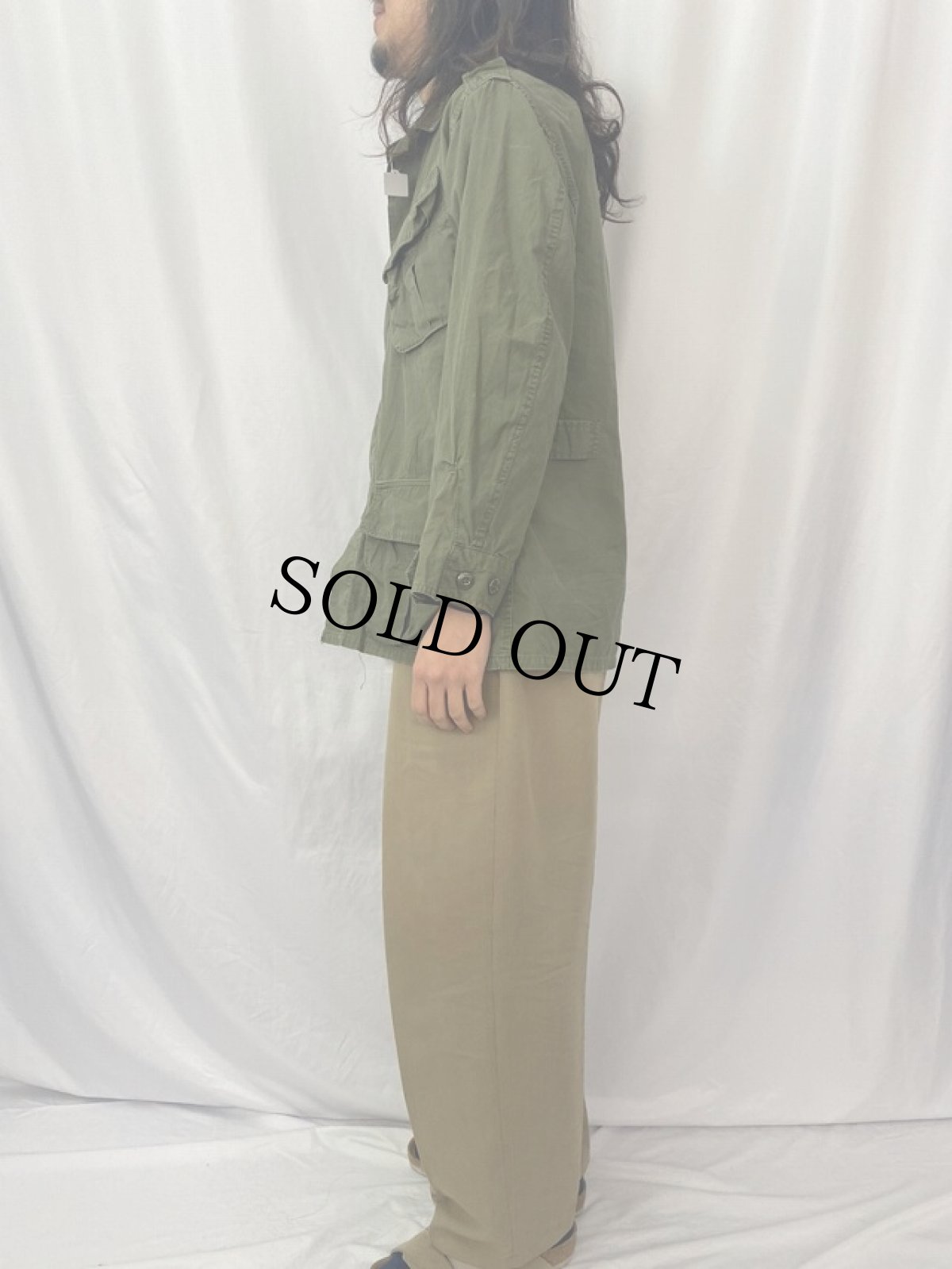 画像3: 60's U.S.ARMY ジャングルファティーグジャケット 2nd SMALL REGULAR (3)