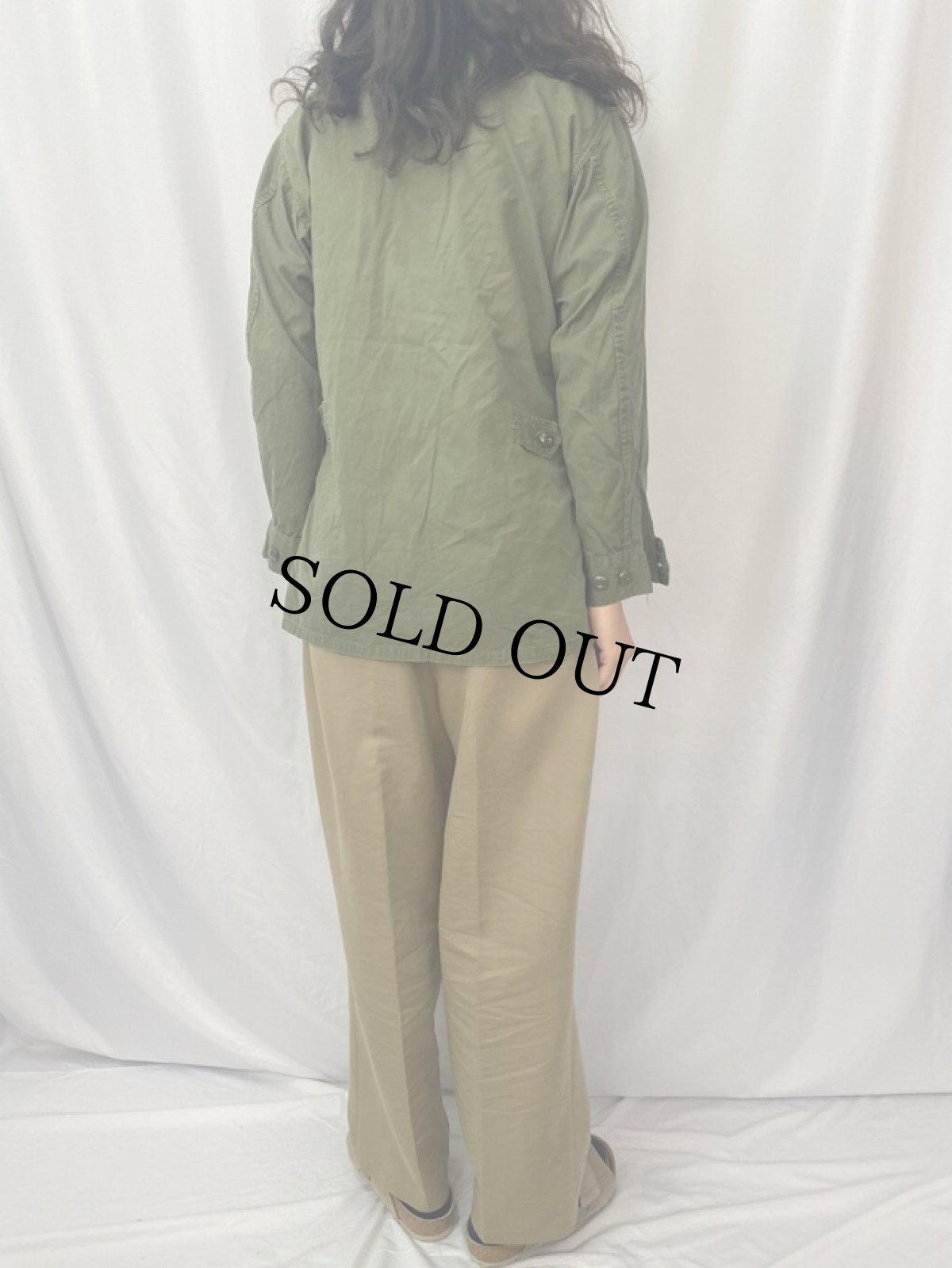 画像4: 60's U.S.ARMY ジャングルファティーグジャケット 2nd SMALL REGULAR (4)