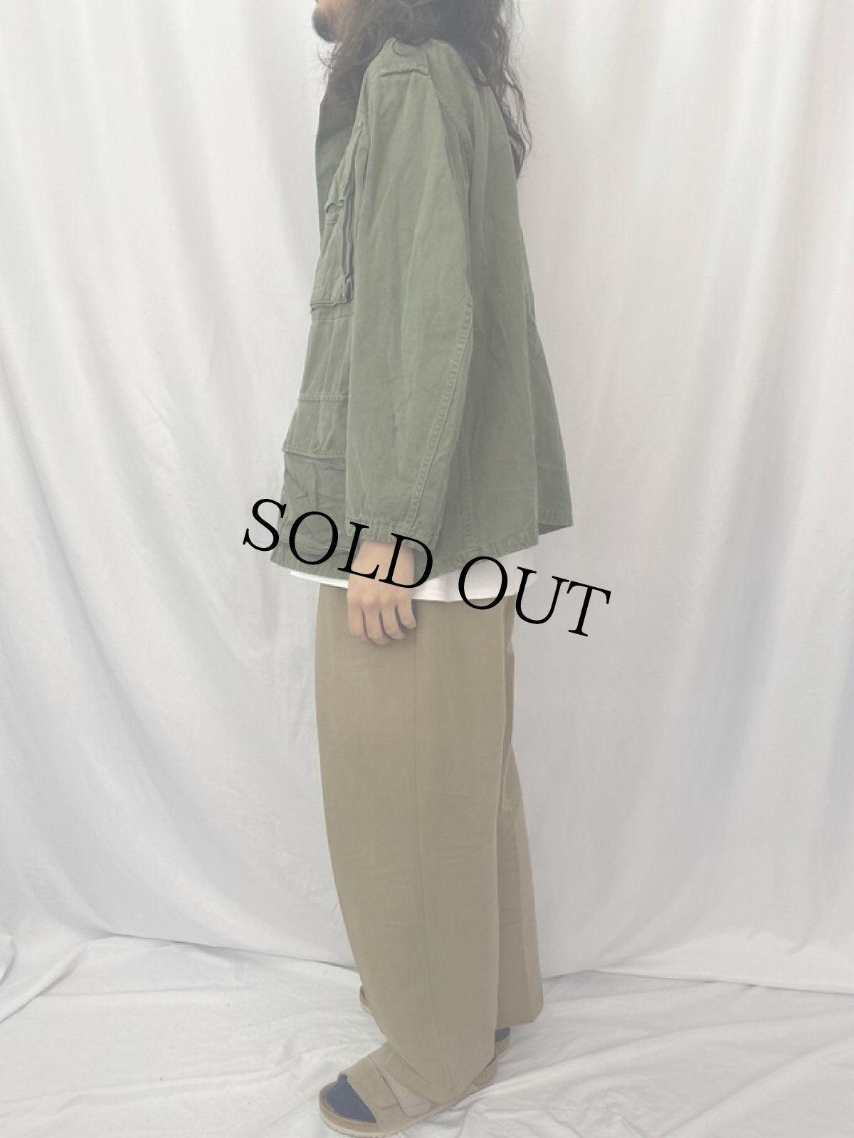 画像3: 60's フランス軍 HBT パラシュートジャケット 2ndTYPE (3)