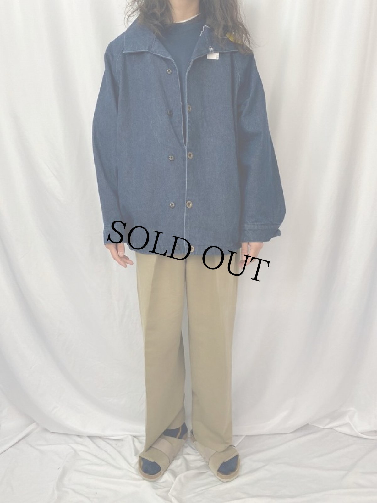 画像2: デザイン デニムジャケット (2)