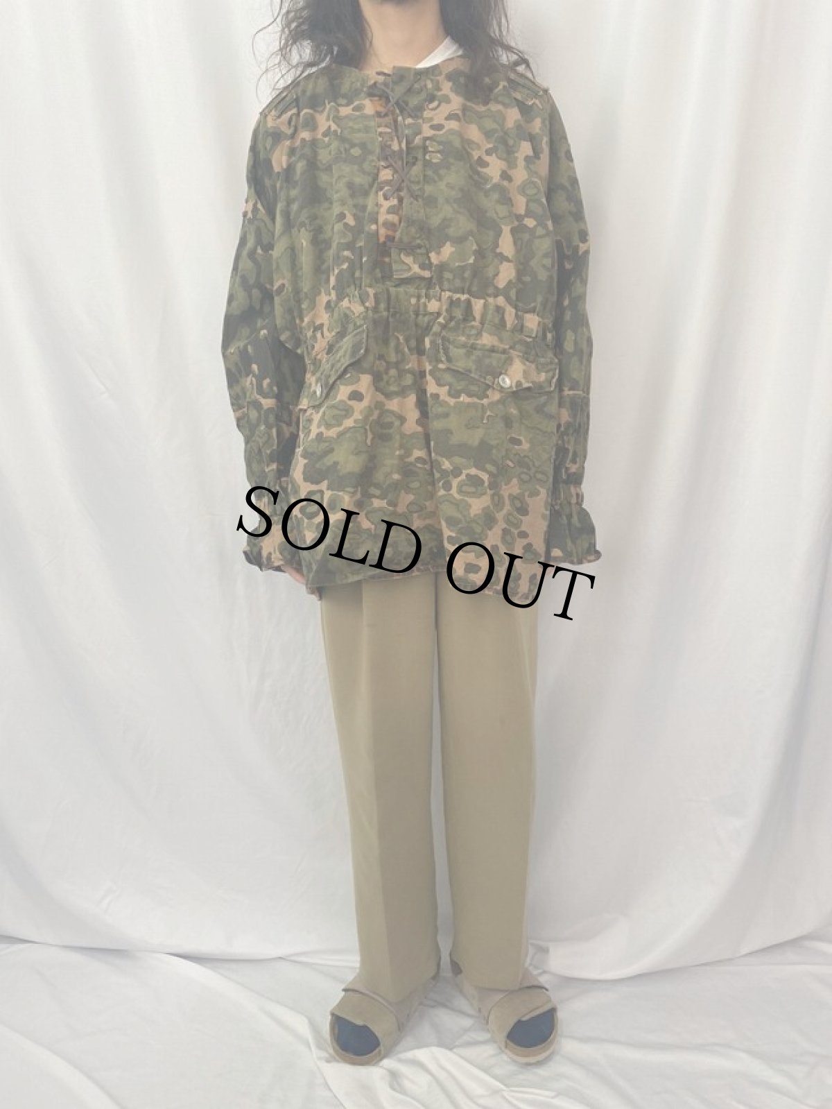 画像3: リプロダクト ナチスドイツ軍 武装親衛隊 SS迷彩スモック XL (3)