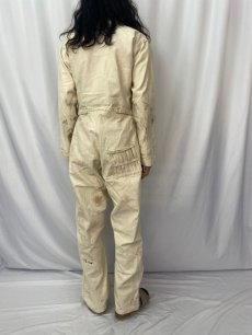 画像4: 60's "ALLEN OVERALL COMPANY" Flame Resistant コットンオールインワン SMALL (4)