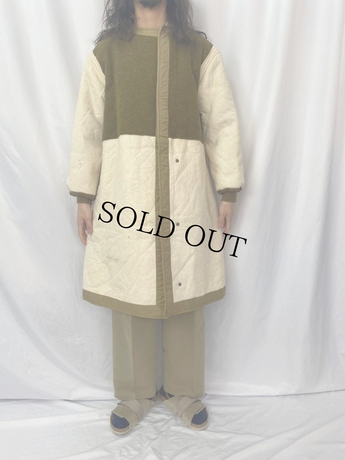 画像2: UNKNOWN ミリタリー ボアパイルライナーコート 42 (2)