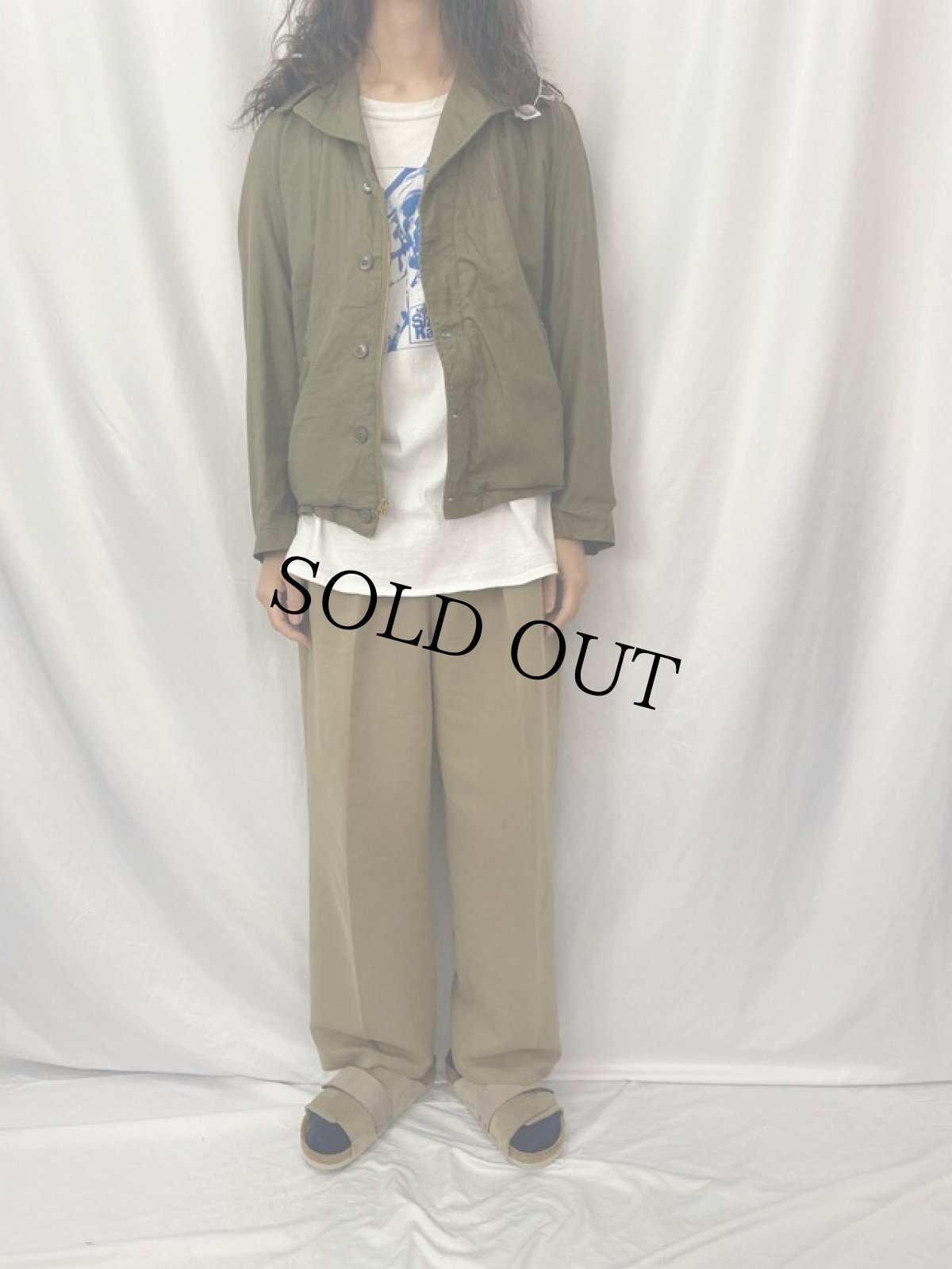 画像2: 40's U.S.NAVY N-4ジャケット (2)