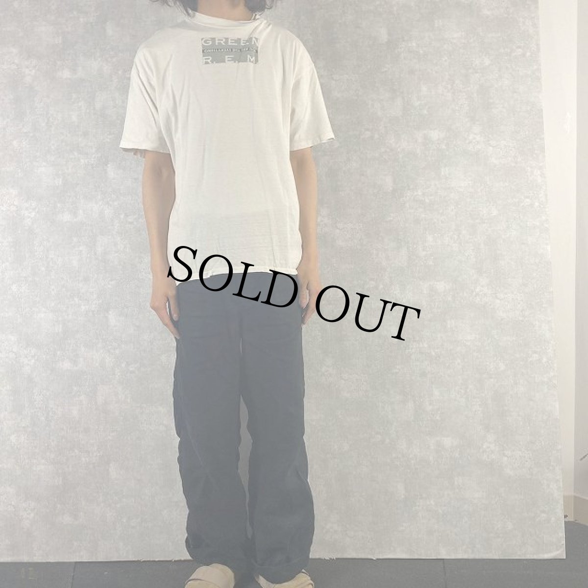 画像3: 80〜90's GREEN "R.E.M" オルタナティブロックバンドTシャツ (3)