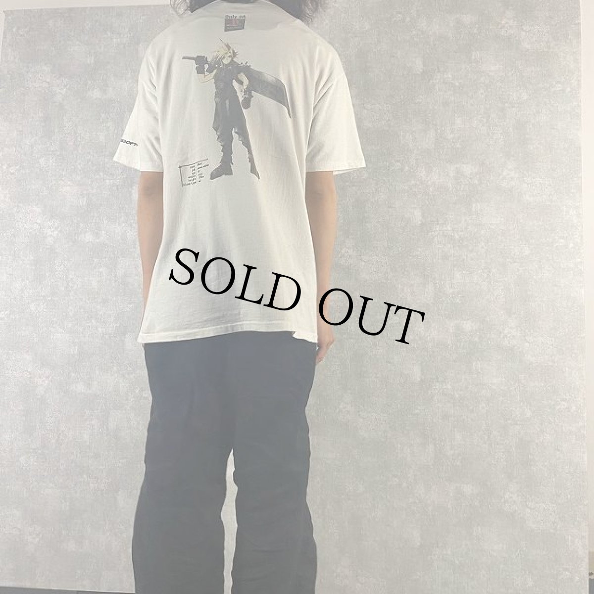 画像5: 90's FINAL FANTASY VII "Cloud" キャラクタープリントゲームTシャツ XL (5)