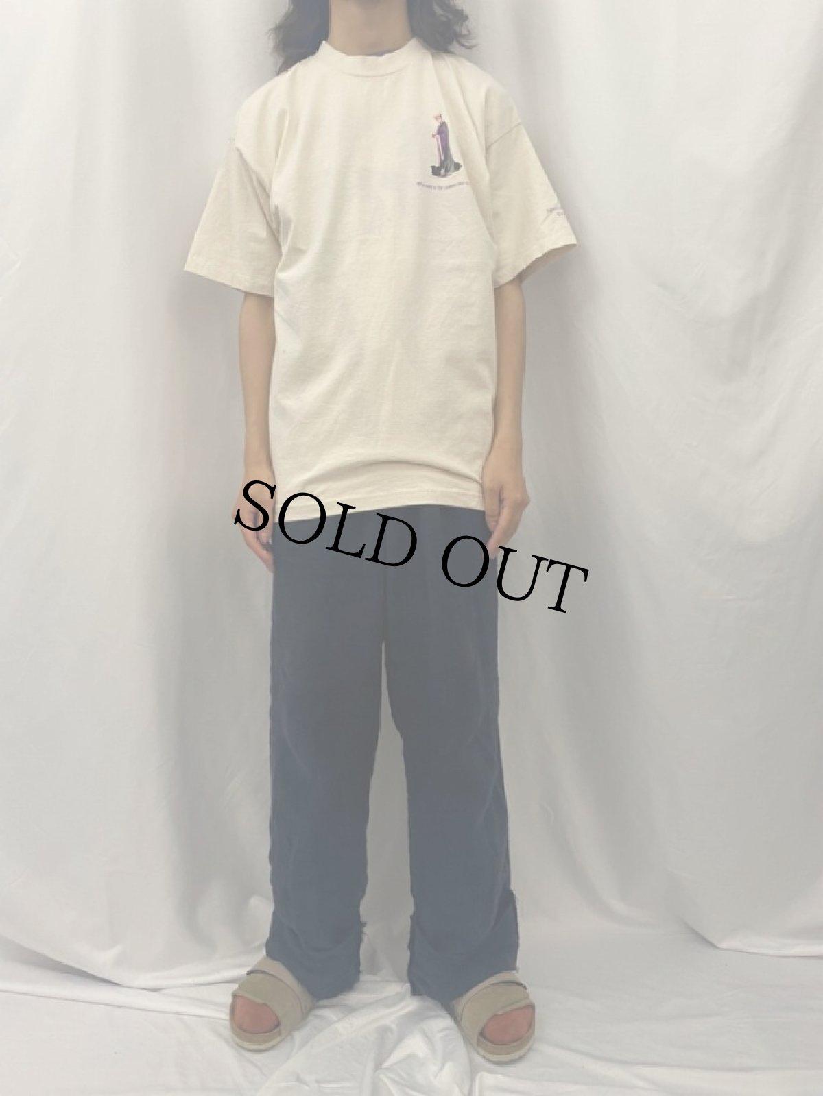 画像2: 90's Disney 白雪姫 "The Queen" キャラクターTシャツ XL (2)