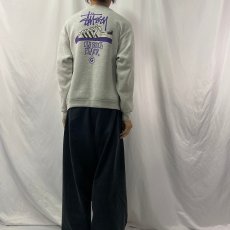 画像4: 90's STUSSY ブート "OLD SKOOL FLAVOR" プリントスウェット (4)