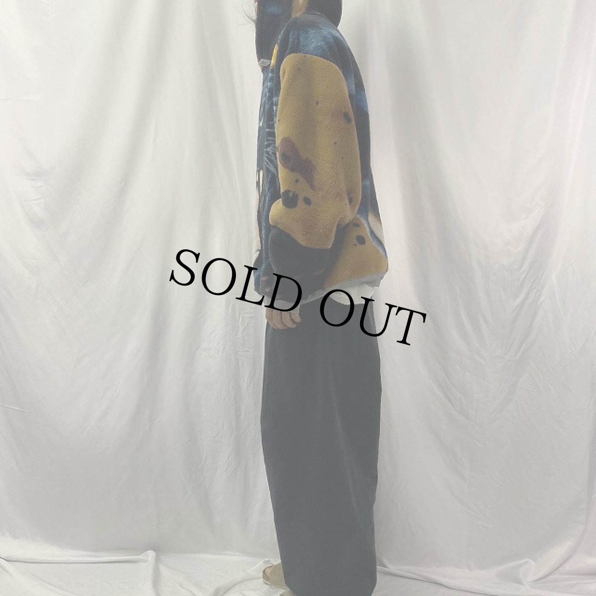 画像3: トラ柄 フリースフーディ (3)