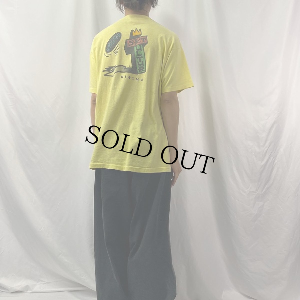 画像4: 90's SKT KULTUR RISING USA製 スケートブランドTシャツ XL (4)