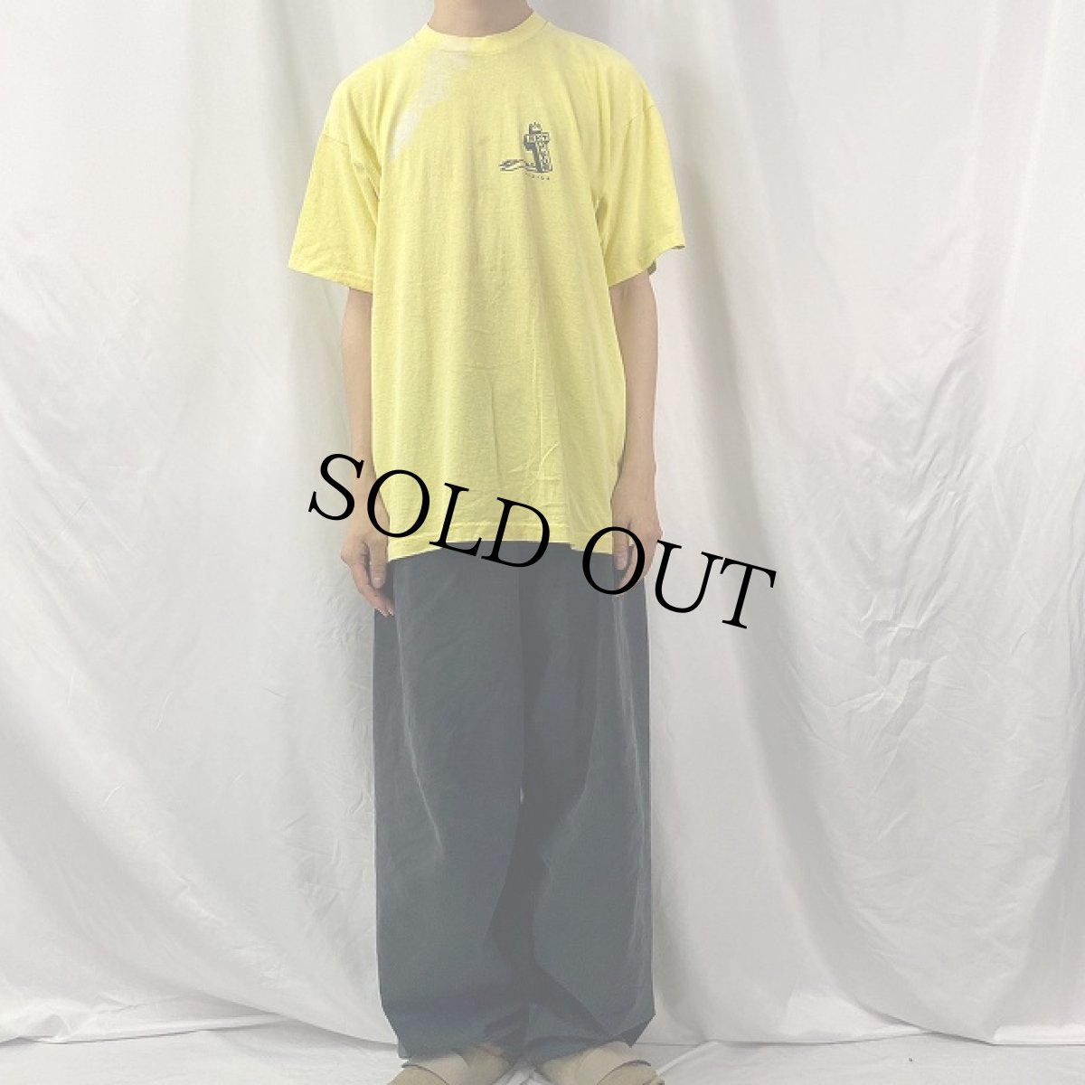 画像2: 90's SKT KULTUR RISING USA製 スケートブランドTシャツ XL (2)