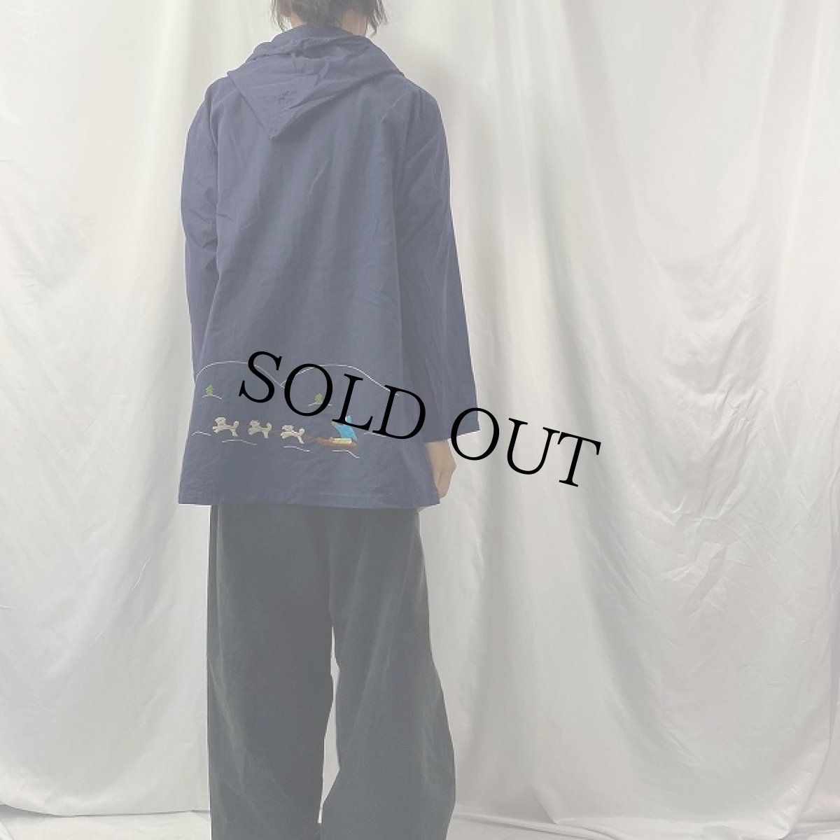 画像4: VINTAGE ハンドステッチ コットンエスキモーコート (4)