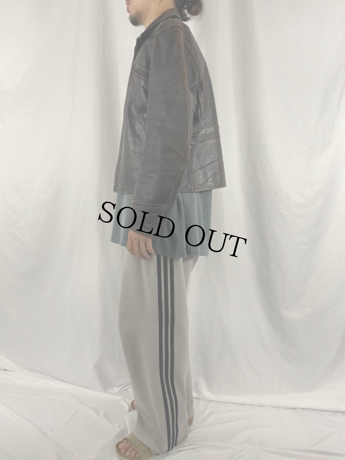 画像3: 40's〜50's HORSE HIDE スポーツジャケット (3)