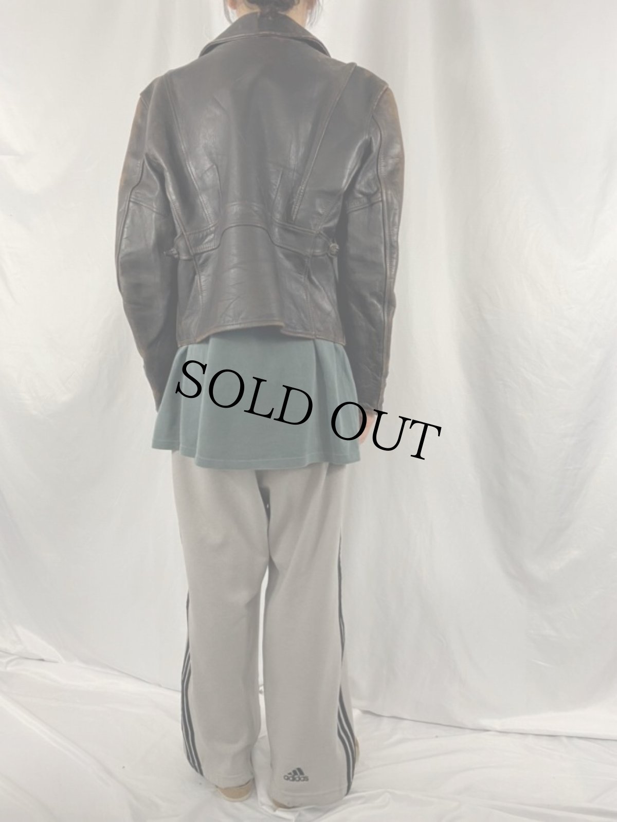 画像4: 40's〜50's HORSE HIDE スポーツジャケット (4)