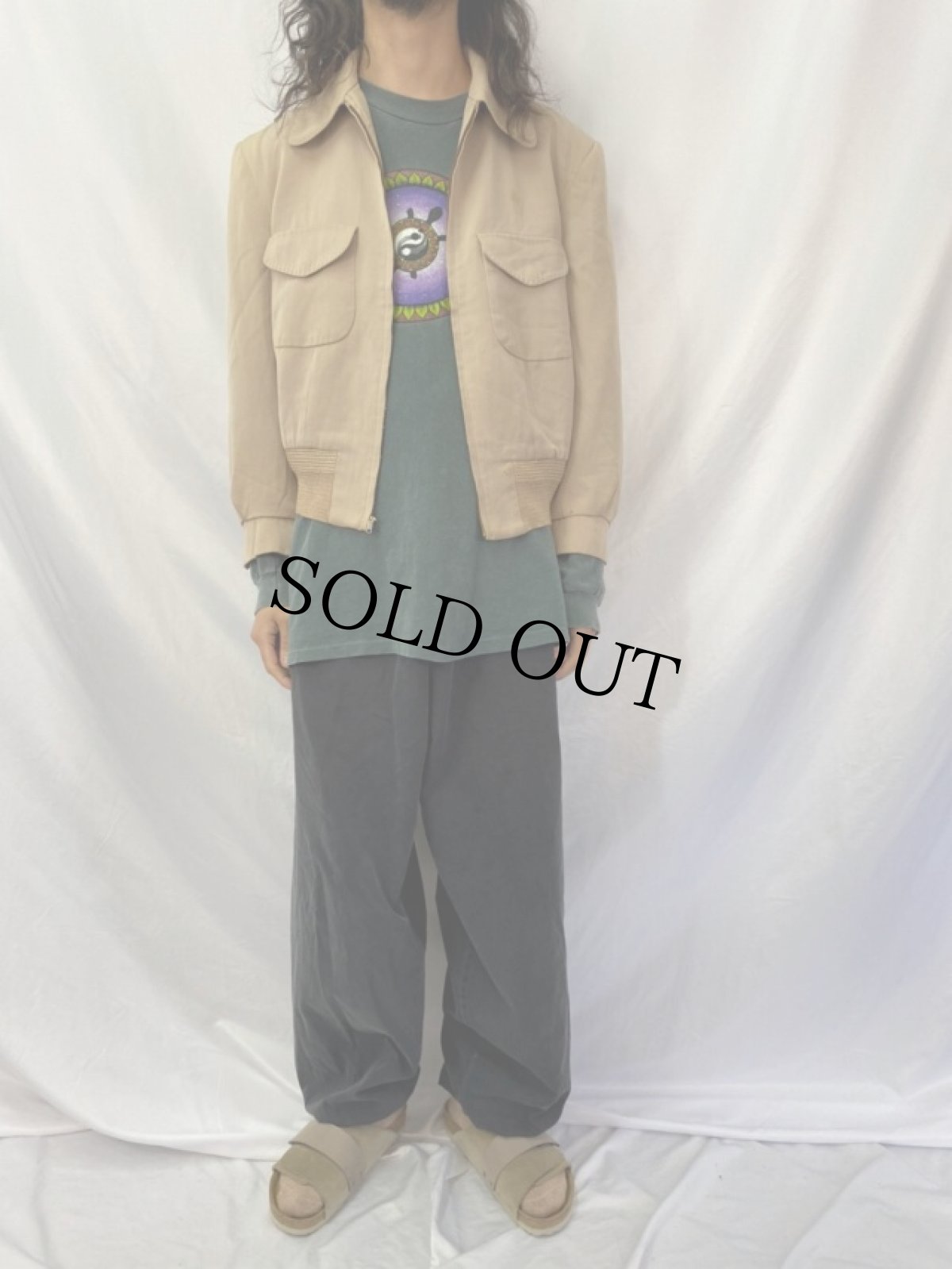 画像2: 50's McGREGOR ギャバジンジャケット 40 (2)