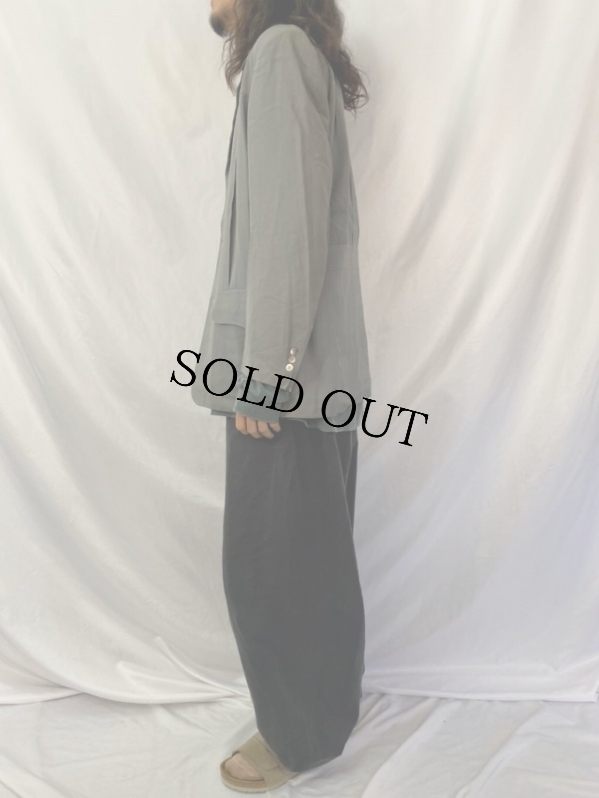 画像3: 50〜60's ギャバジンテーラードジャケット (3)