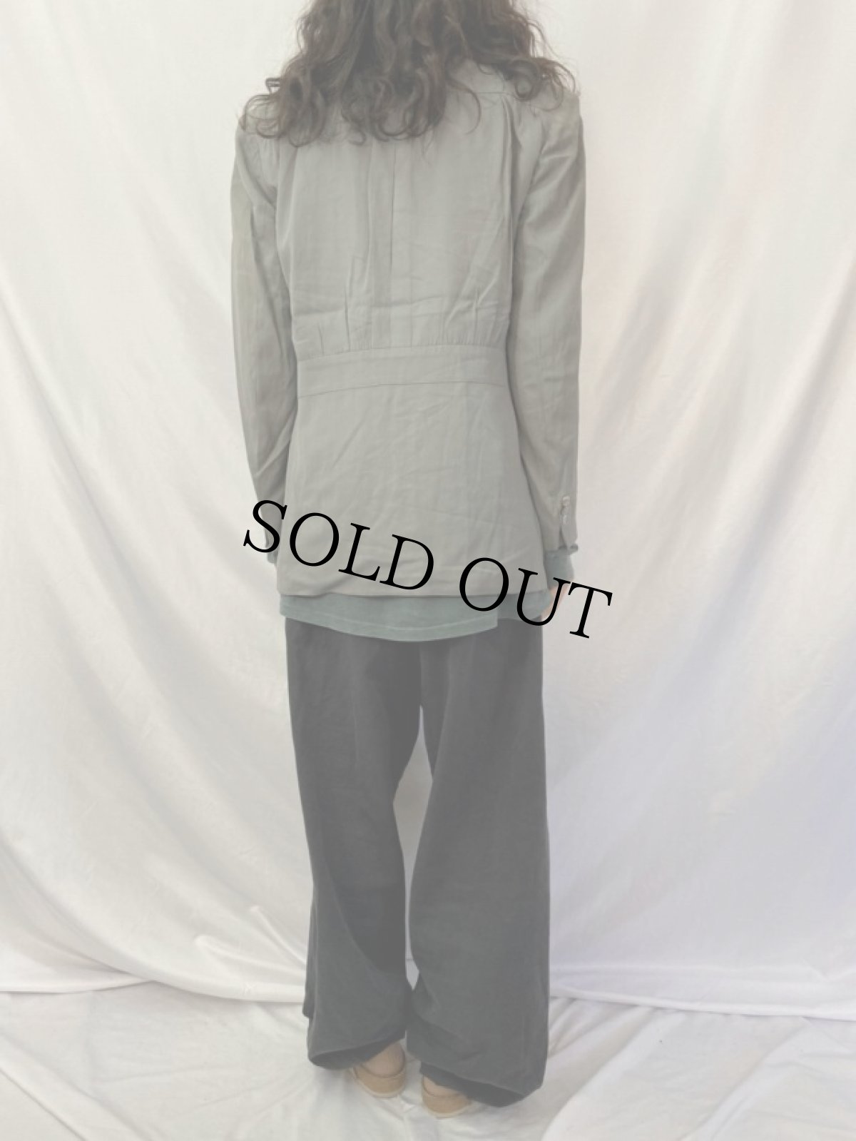 画像4: 50〜60's ギャバジンテーラードジャケット (4)