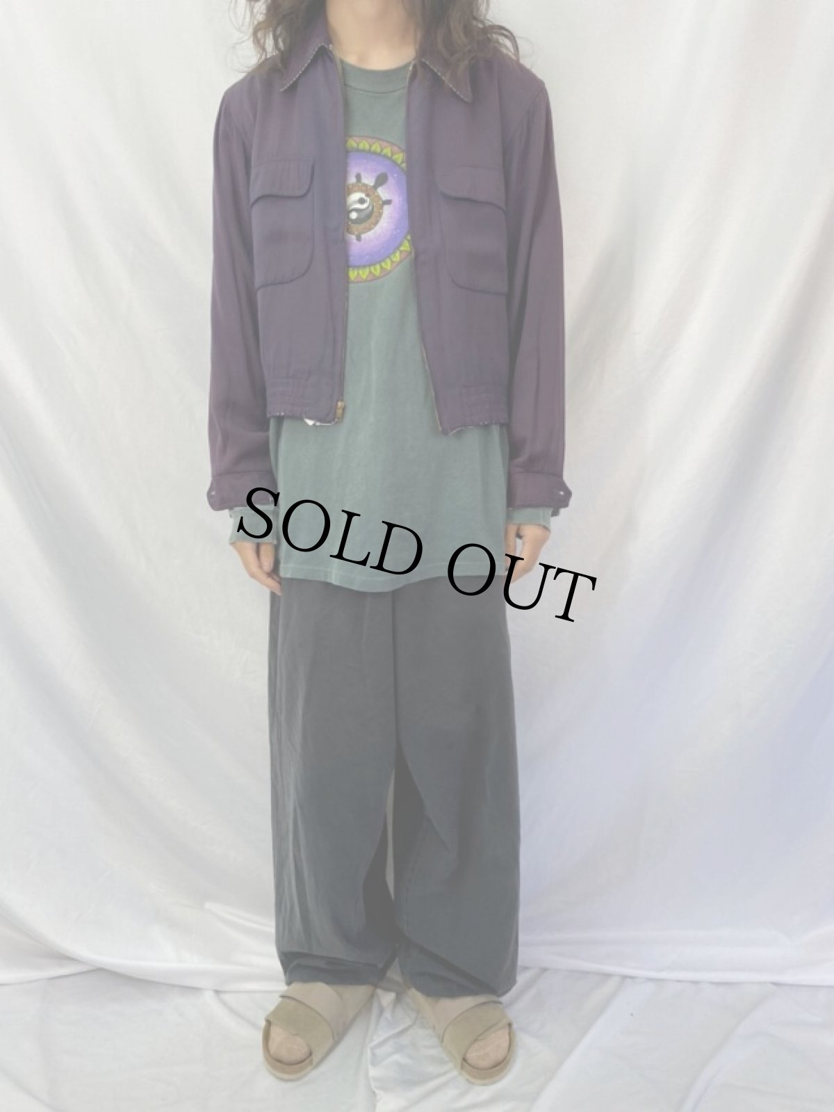 画像3: 50〜60's WINDBREAKER リバーシブル ギャバジンジャケット (3)