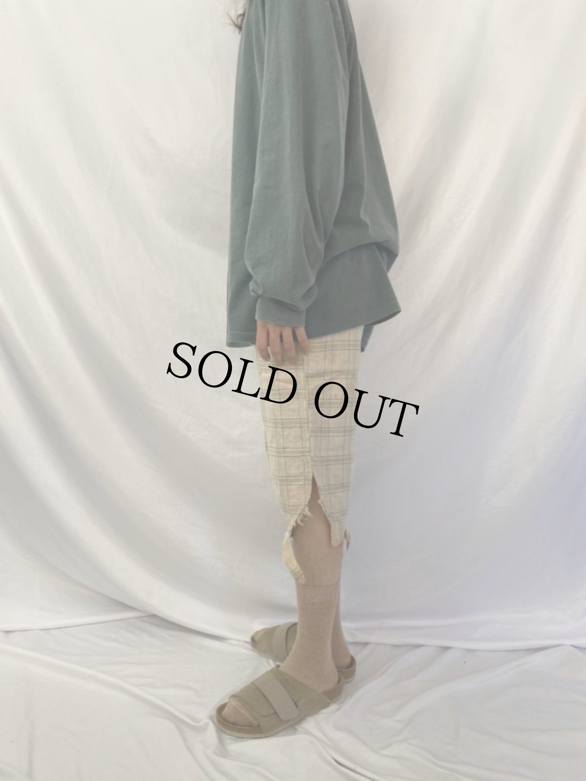 画像3: 20〜30's チェック柄 ニッカポッカ W30 (3)