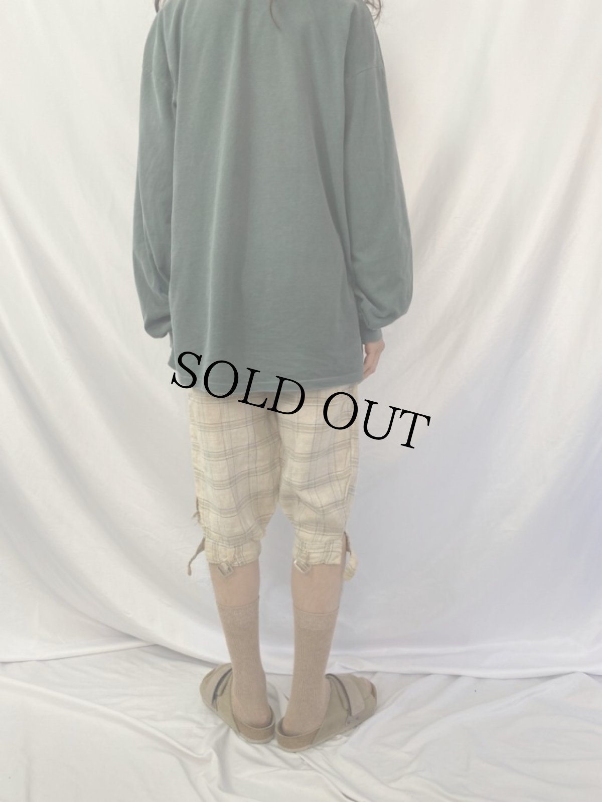 画像4: 20〜30's チェック柄 ニッカポッカ W30 (4)