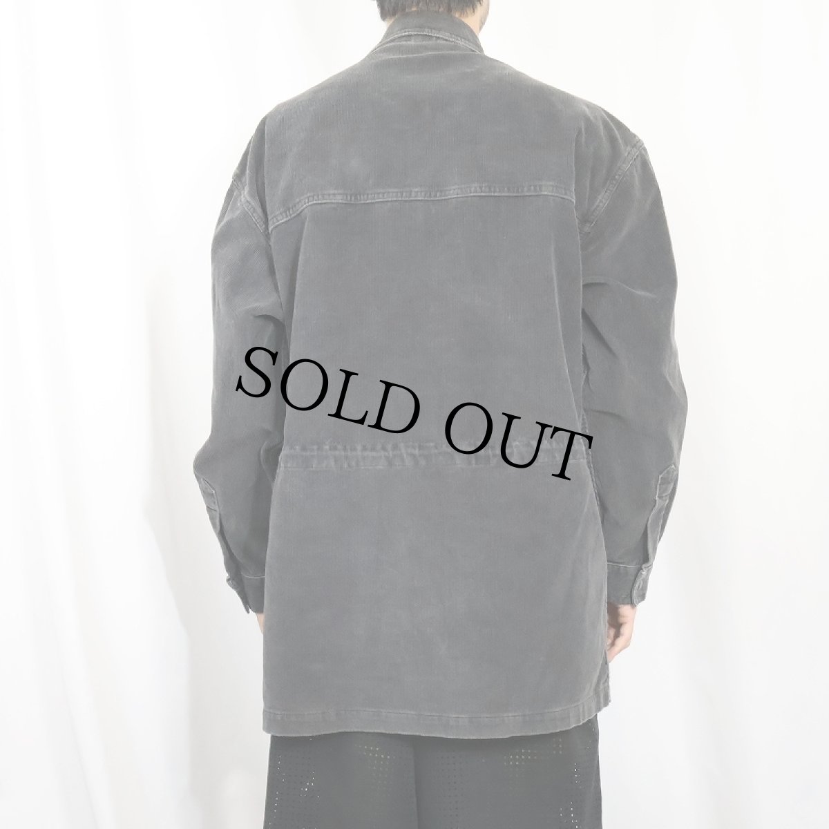 画像3: 80〜90's Yves Saint-Laurent コーデュロイカバーオール BLACK M (3)