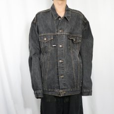 画像2: Levi's 70507-4878 先染め ブラックデニムジャケット XXL (2)