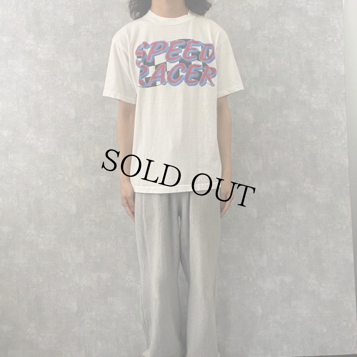 画像2: 90's SPEED RACER USA製 アニメプリントTシャツ L (2)