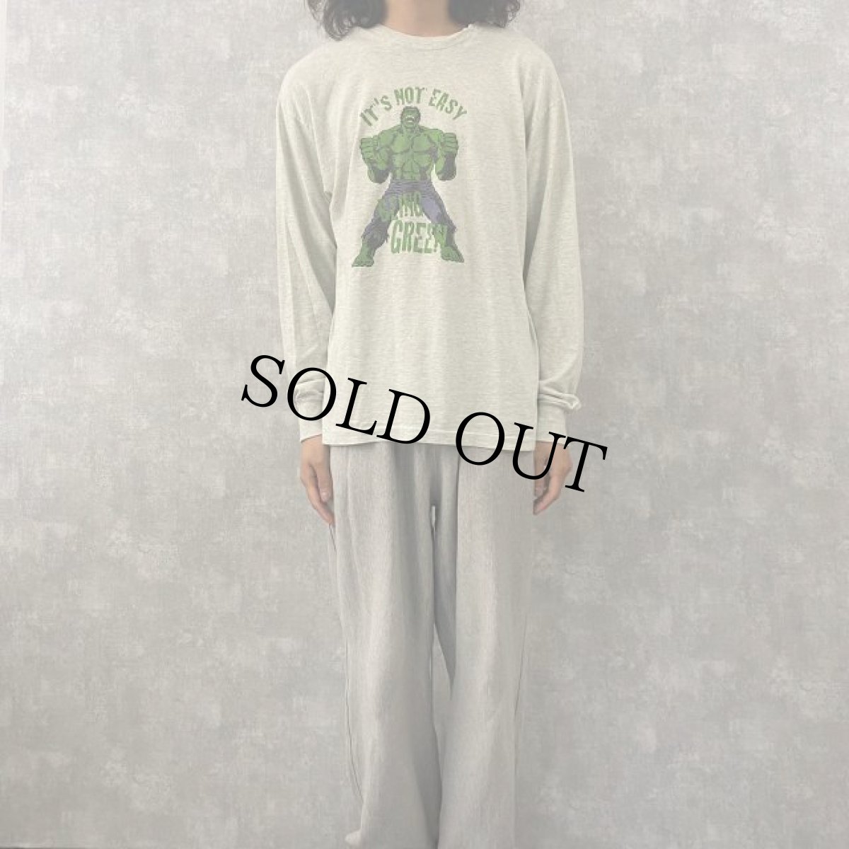 画像2: 90's MARVEL HULK アメコミプリントロンT (2)
