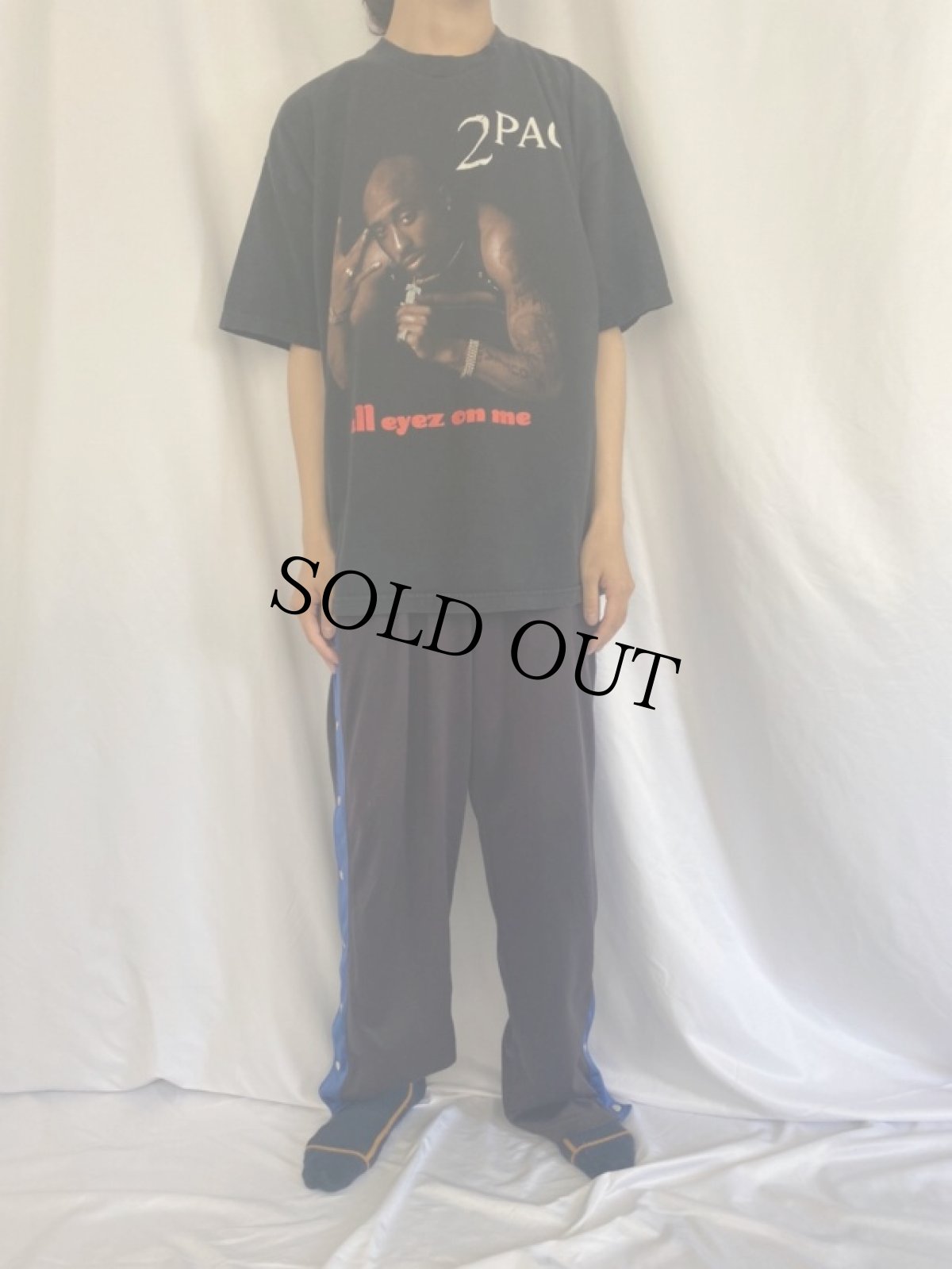 画像2: 2PAC "all eyes on me" ヒップホップTシャツ (2)