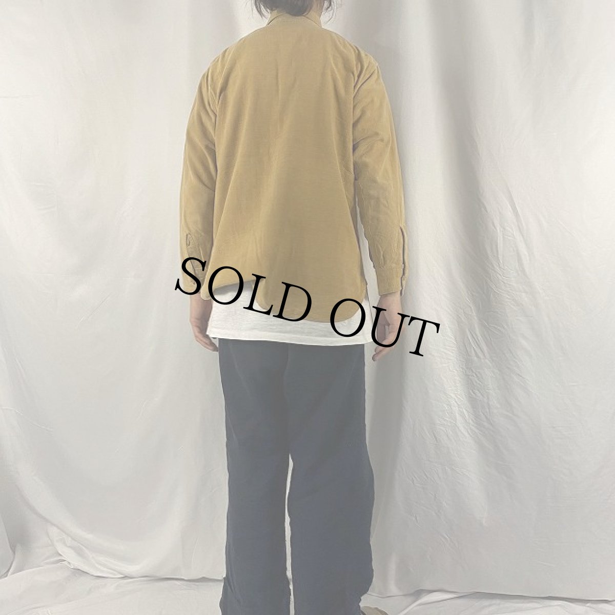 画像4: 40's MONTGOMERY WARD 無地ライトネルシャツ (4)