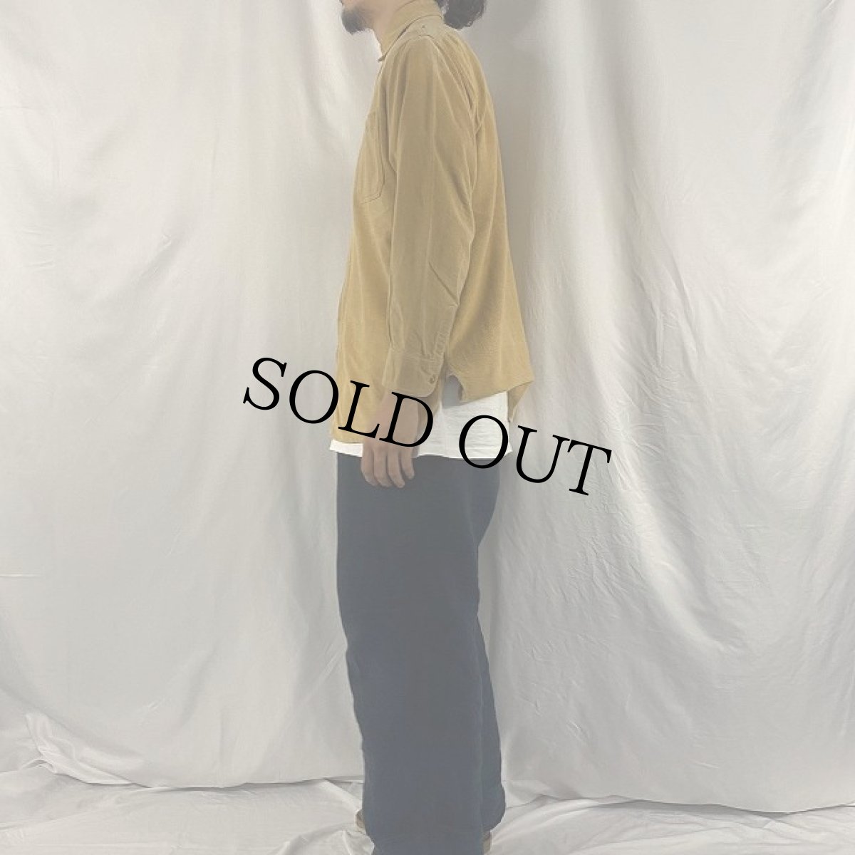 画像3: 40's MONTGOMERY WARD 無地ライトネルシャツ (3)