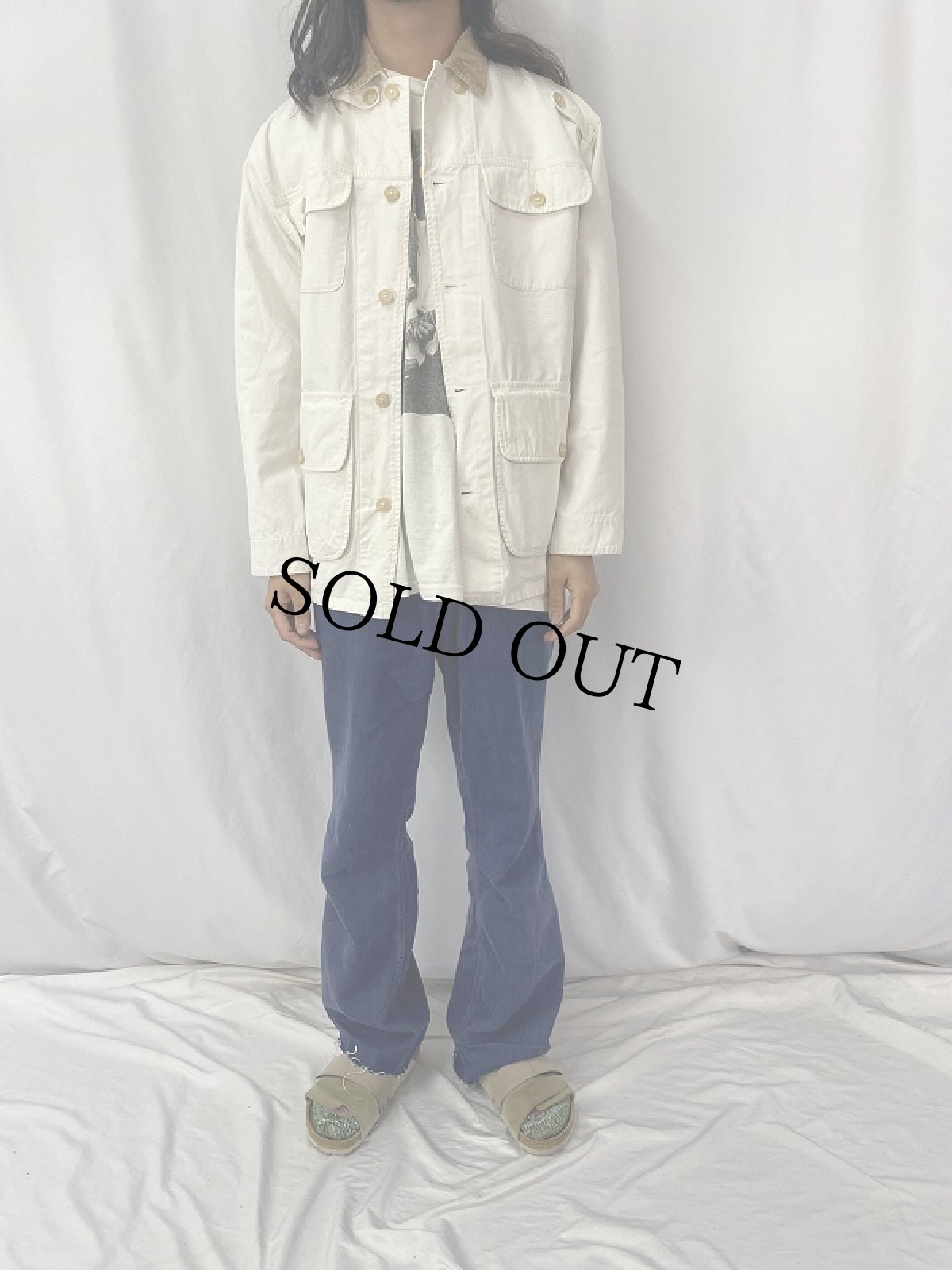 画像2: POLO Ralph Lauren "ワーデンジャケットTYPE" ダックハンティングジャケット M (2)