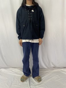 画像2: Ralph Lauren RRL "USN VENTILE TYPE" コットンプルオーバーパーカー S (2)