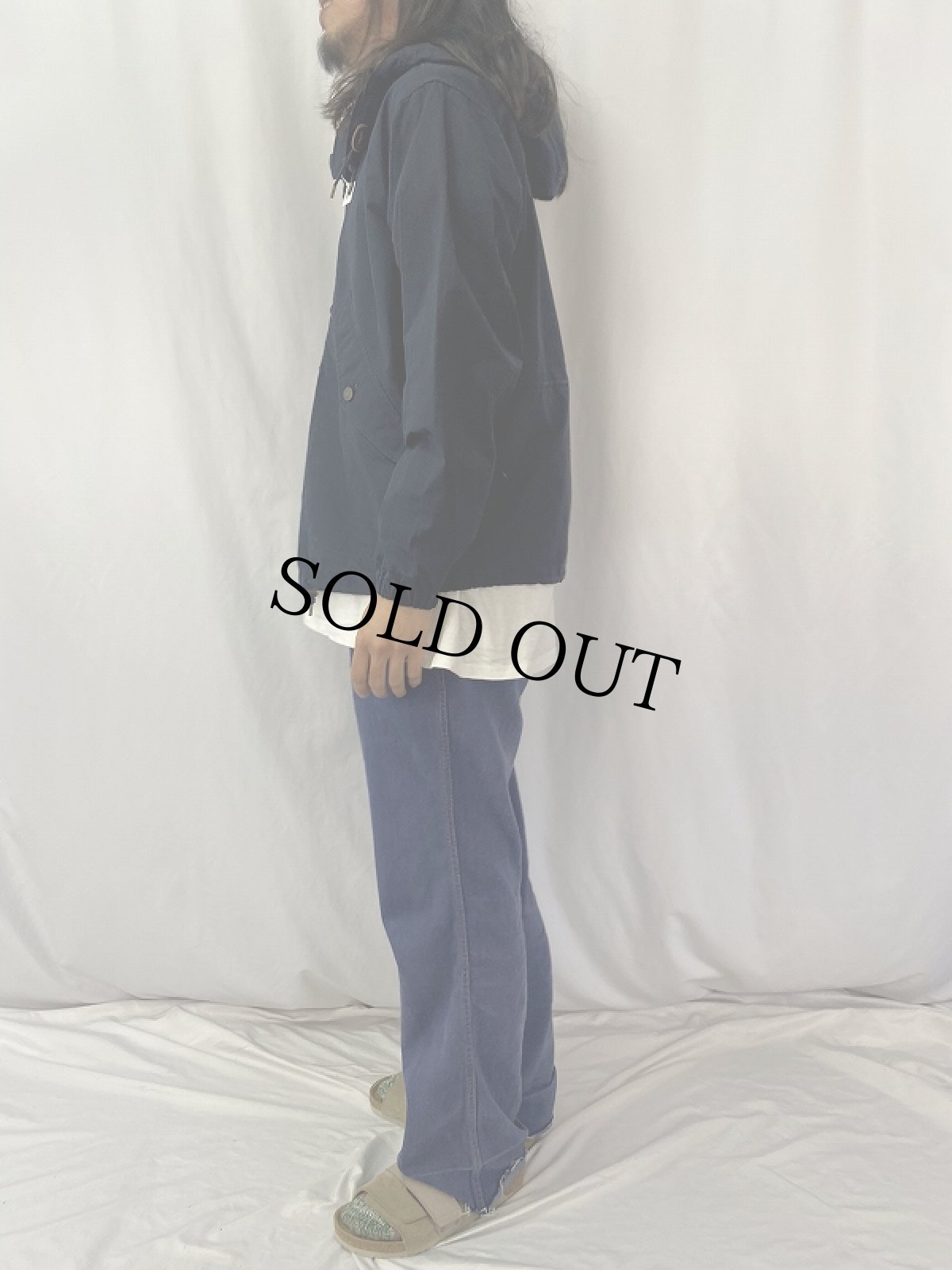 画像3: Ralph Lauren RRL "USN VENTILE TYPE" コットンプルオーバーパーカー S (3)