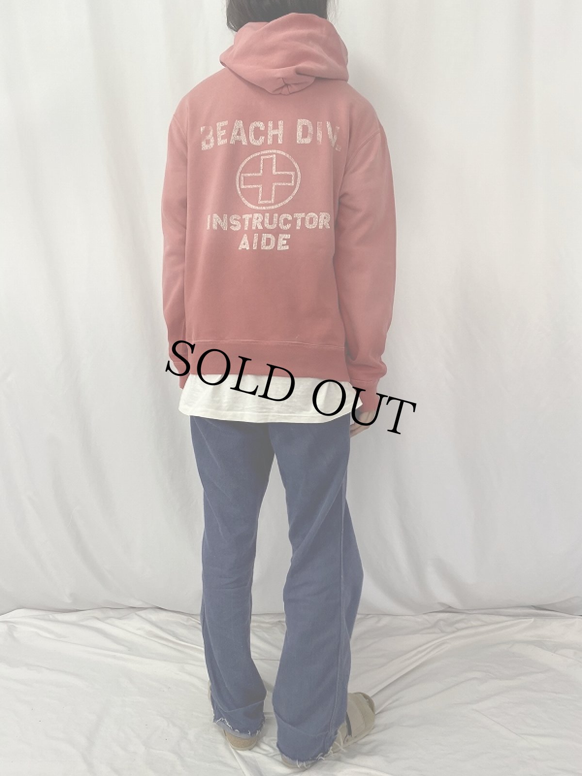 画像5: POLO Ralph Lauren パッチ付き スウェットフーディー L (5)