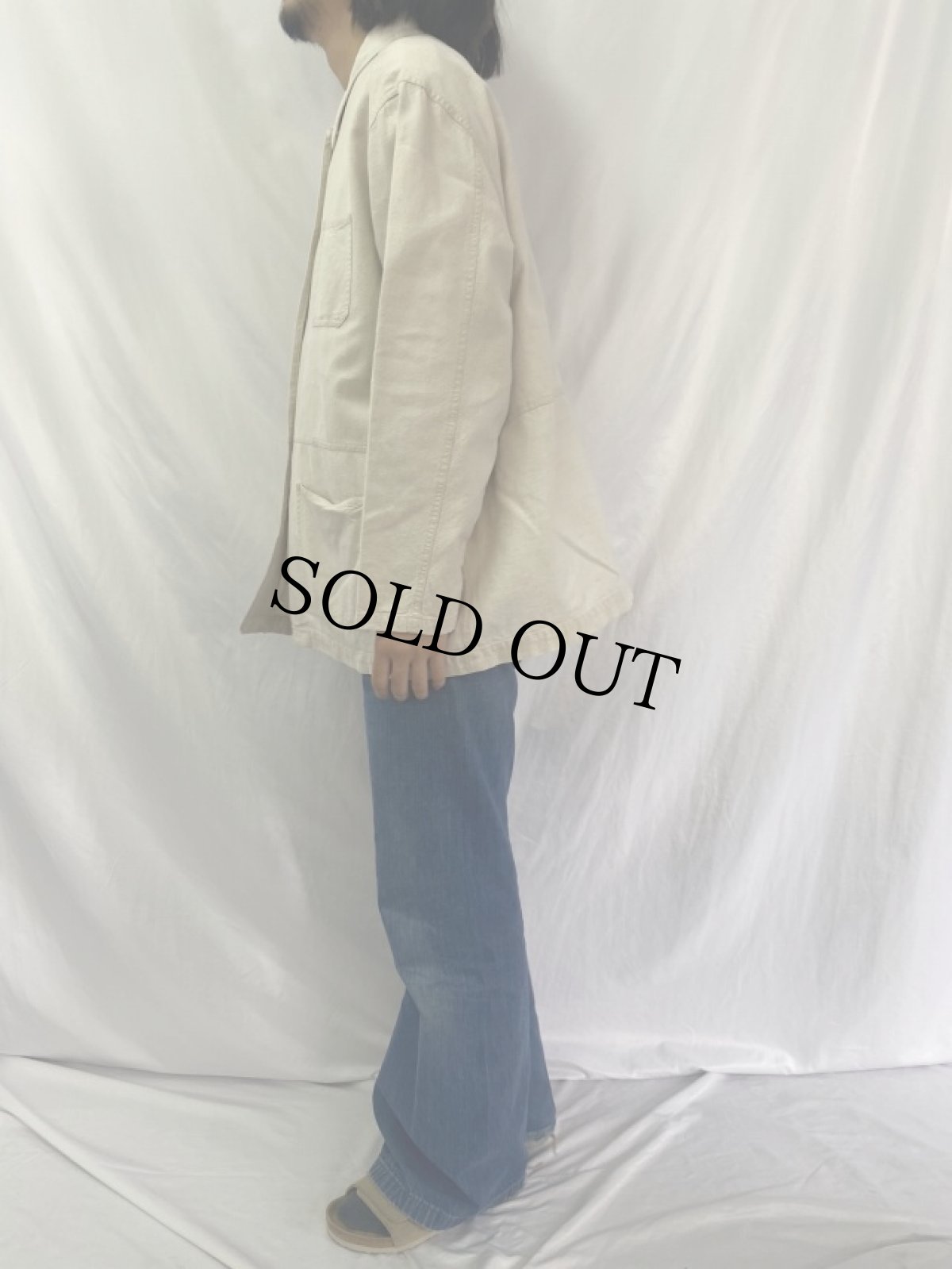 画像3: Fashion PLUS コットン×リネン デザインシャツ (3)