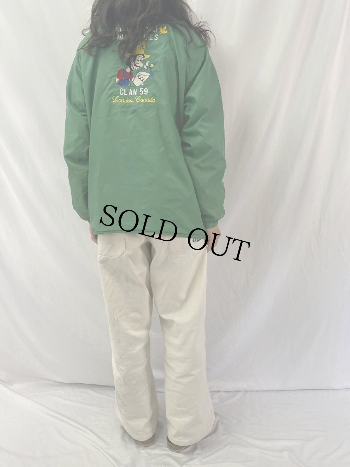 画像5: 70's ワッペン付き ナイロンコーチジャケット (5)