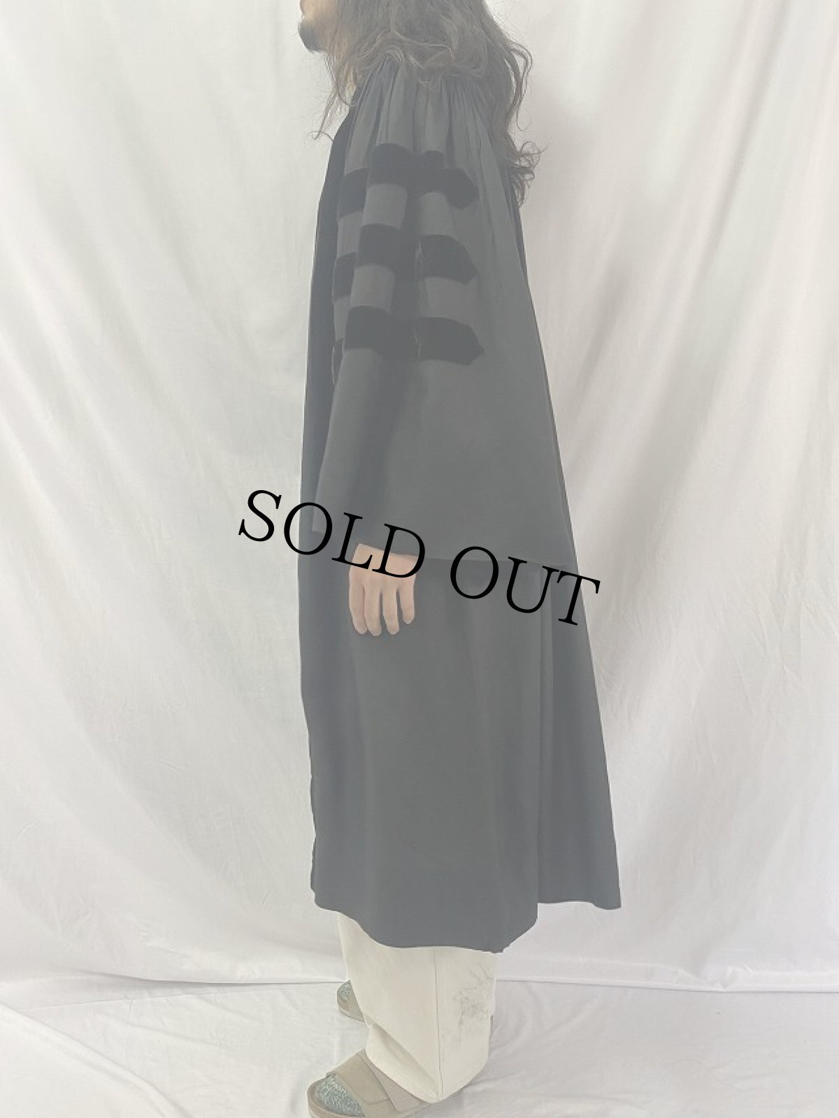 画像3: 60's〜 E.R.MOORE Company ベルベット切り替え ガウン (3)