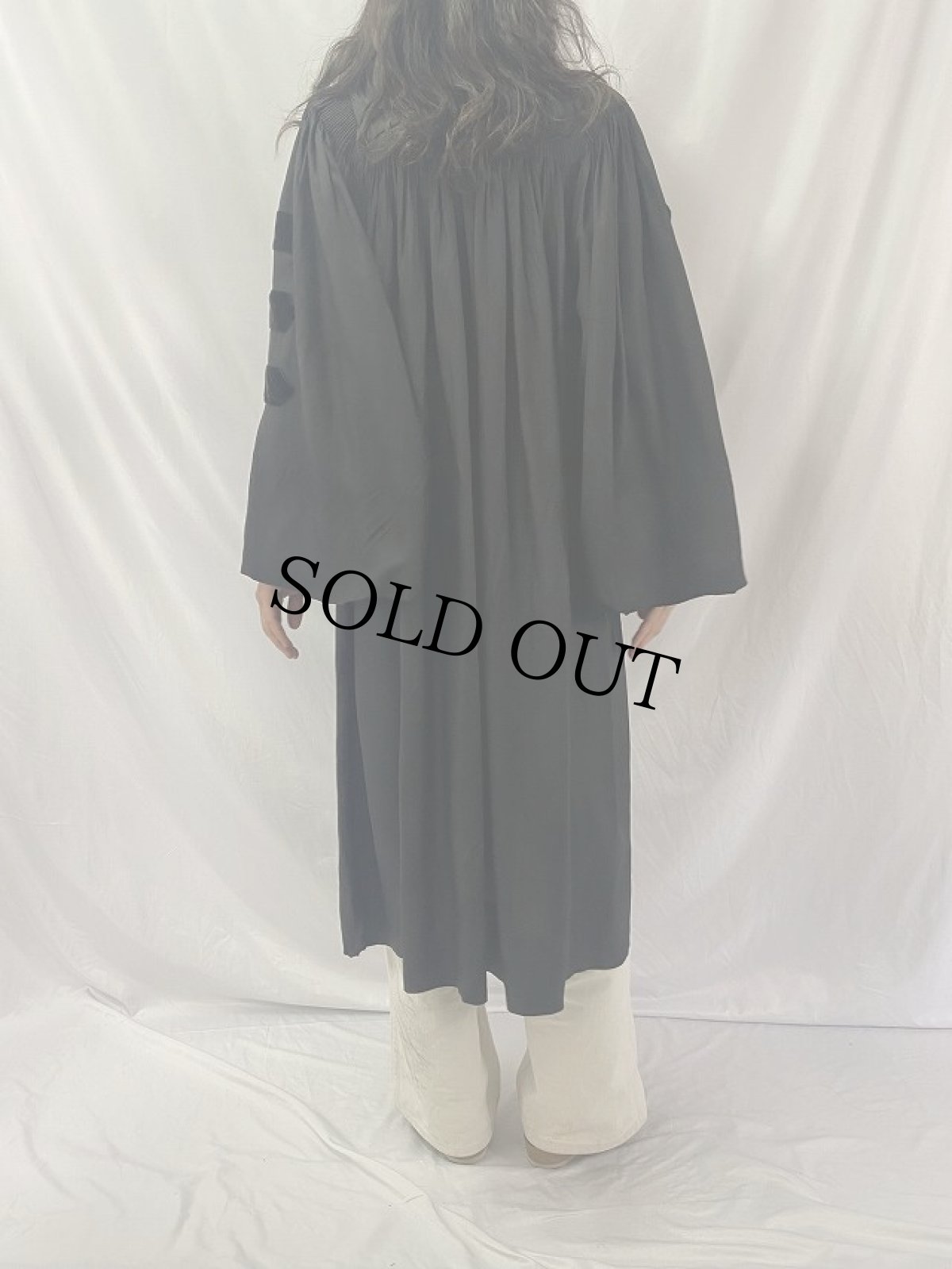 画像4: 60's〜 E.R.MOORE Company ベルベット切り替え ガウン (4)