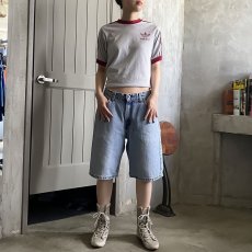 画像1: 90's Levi's SILVER TAB USA製 "LOOSE" デニムハーフパンツ W31 (1)