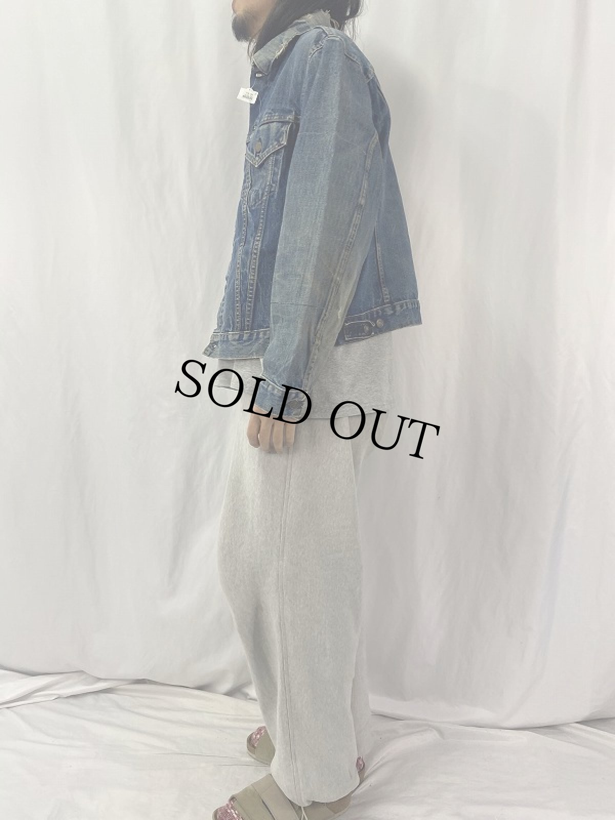 画像3: 70's LEVI'S 70505 BIGE USA製 デニムジャケット (3)