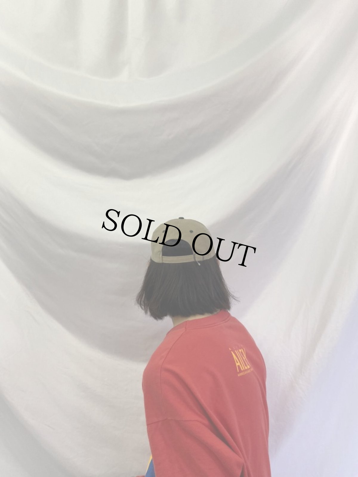 画像4: Hip-O RECORDS レコードレーベルロゴ刺繍 ツートーンコットンキャップ (4)