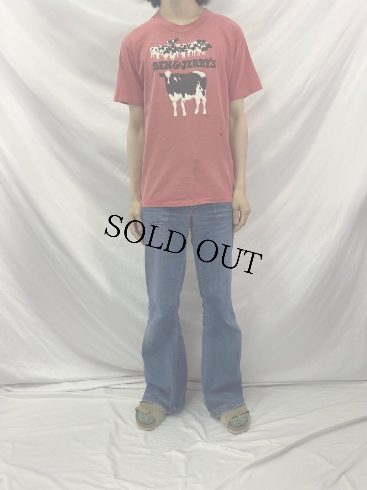 画像3: 80〜90's BEN&JERRY'S USA製 企業プリントTシャツ L (3)