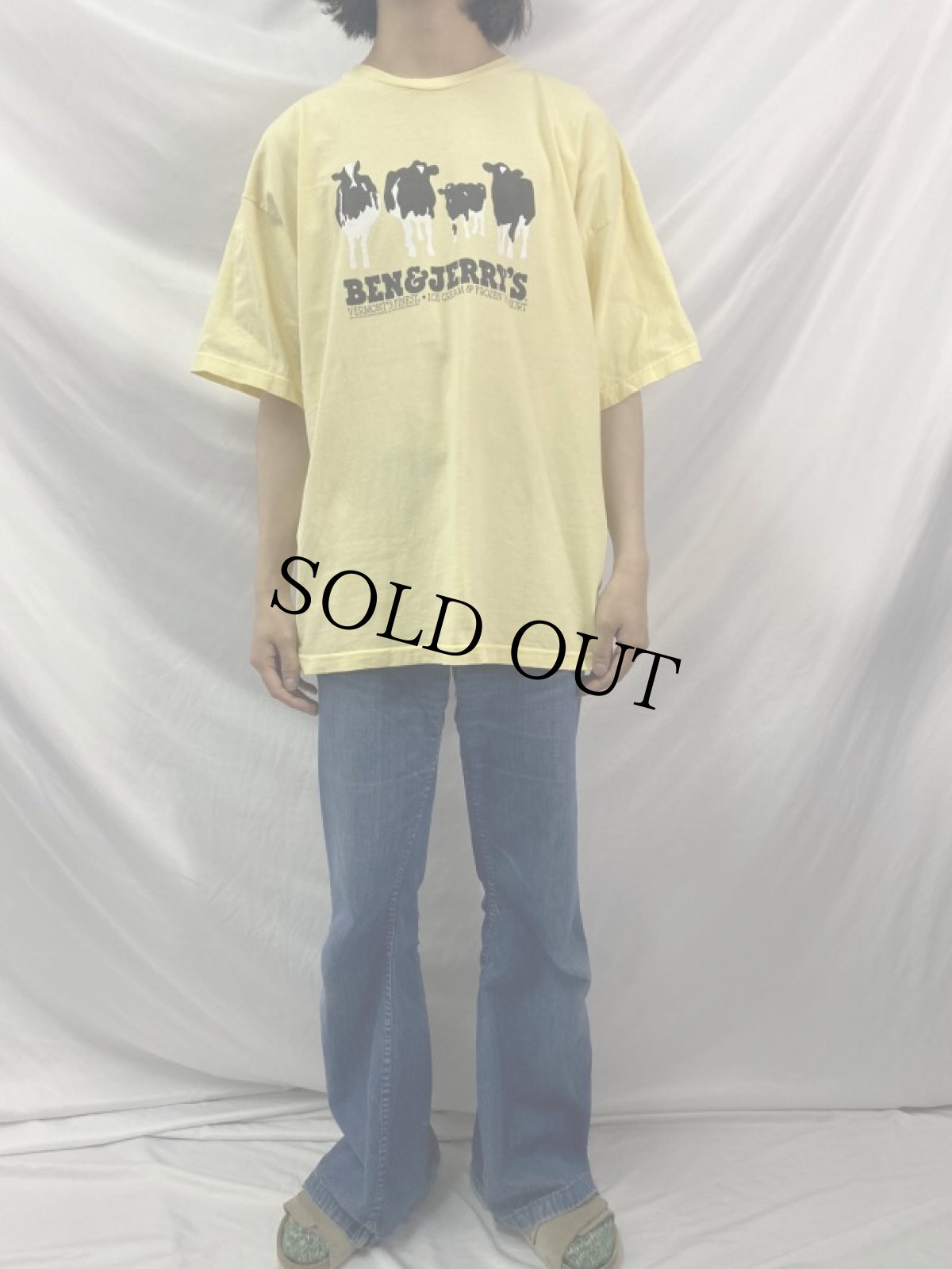 画像3: 90's BEN&JERRY'S USA製 企業プリントTシャツ XL (3)
