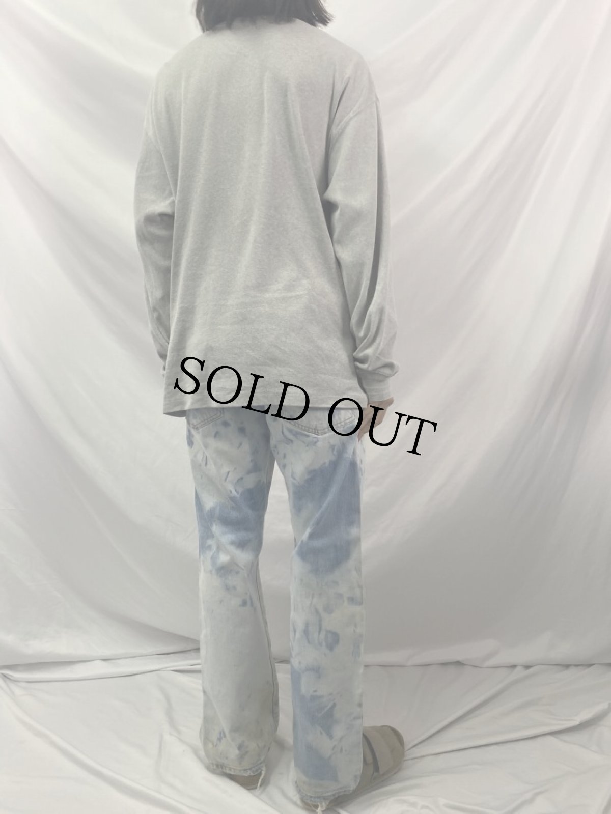 画像4: Levi's 501 "Cloudy Dye" ブリーチデニムパンツ W35 (4)