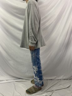 画像3: 80〜90's EURO Levi's 517 FRANCE製 "Cloudy Dye" ブリーチデニムパンツ W30 (3)