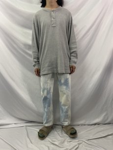 画像2: 90's Levi's 501 USA製 "Cloudy Dye" ブリーチデニムパンツ W29 (2)