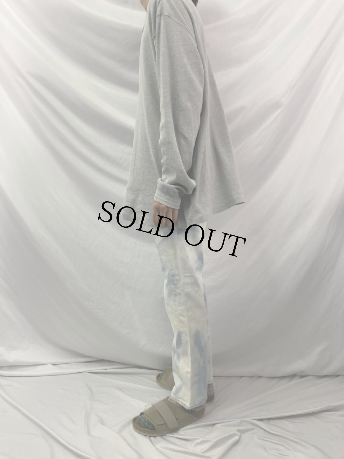 画像3: 90's Levi's 501 USA製 "Cloudy Dye" ブリーチデニムパンツ W29 (3)